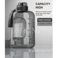 Bouteilles de super taille sans BPA Plastique Tritan ou PC Sport avec paille de sangle